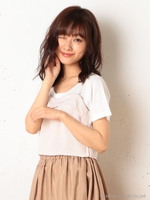 ビスチェ×Tシャツセット/ベージュ