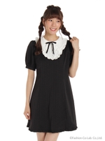 ヘムフリルワンピース/ピンク