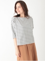 ビックマリンボーダープルオーバー/ブラウン