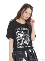 レースハーネスクマプリントBigTe/ブラック