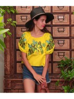 【anap mimpi】アロハ刺繍トップス/WH