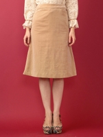 ベルベッティーンスカート/ベージュ