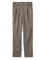 PLAID TAPERED PANTS/ベージュ