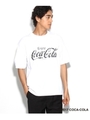 【WEB限定】COCA-COLA by tk.TAKEO KIKUCHI ビッグTシャツ/ホワイト(601)