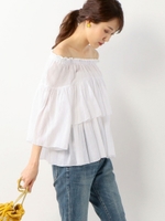 【別注】ne Quittez pas SP ティアード 2WAY プルオーバー / ヌキテパ/WHITE