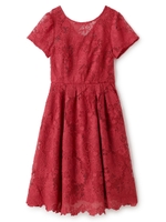 レースドレス/ダークレッド