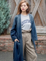 7oz×6ozカシュクールワンピース/ブルー