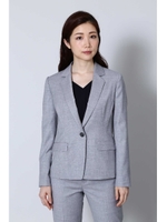 ◆ドラマ 綾瀬はるかさん着用◆S／Wギャバストレッチジャケット/ネイビー(120)