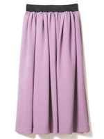 ジョーゼットフレアスカート/イエロー