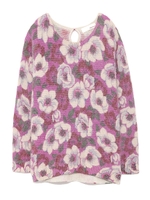 フラワープリントラメニット/OWHT