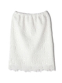 レースタイトスカート/ホワイト(030)