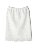 レースタイトスカート/ホワイト(030)