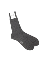 【日本製】シャドーアーガイルドレスソックス/ボルドー(464)