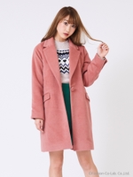 ウールチェスターコート/ライトブルー