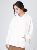 【Ca】スリットワイドパーカー/グレー