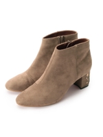 エンブロショートブーツ/ベージュ(052)