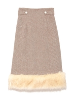 フェイクファースカート/BRW