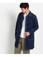 デニムステンカラーコート/ブルー(092)