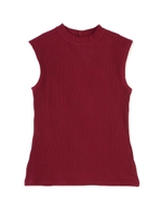 ベロアリボンカットソー/ボルドー(070)