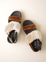 VERY11月号掲載/GISELe11月号掲載/ストラップファーサンダル 【Les Italiennes】/ベージュ