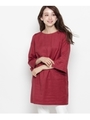 シルセームスウェードワンピース/ボルドー(064)