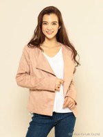 スウェードジャケット/ベージュ