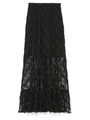 シースルーレーススカート/BLK
