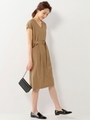 〓★JOC R/C/P ベルト/ポケット付 ワンピース/MD.BROWN