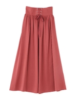 コルセットレースアップマキシスカート/ブラック(010)