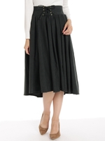 センタースピンドルスカート/ミドリ