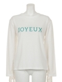 JOYEUR9分袖Tシャツ/O/WHT