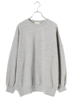 BIG裏毛プルオーバー/杢グレー