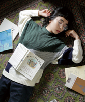 クレイジー切り替えニットプルオーバー