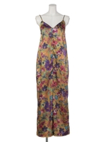 VINTAGE FLOWERサテンルームロンパース/MST