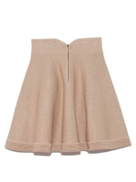 ラメニットスカート/BEG