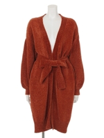 モールニットベルテッドガウン/D/ORG