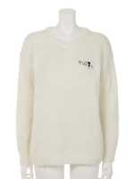 miaouコビニャーフェザーニット/グレー