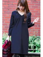 タックコクーンワンピース/ネイビー(120)