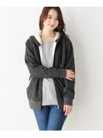 裏ボアジップパーカー/ネイビー(093)