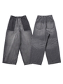 DENIM BAKER PANTS/ブラック