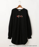 「コカ・コーラ」コラボ刺しゅうチュニックワンピース