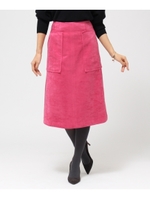 BIGポケットフェイクスエードスカート/ピンク(072)