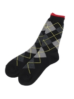 アーガイル柄ソックス/ダークブラウン(243)