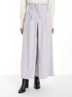 リボンウエストワイドパンツ/ピンク