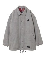 OTS ウール チェック リバーシブル コーチコート OTS-1753/グレー