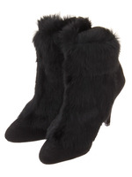 【double　planet】フロントファーショートブーツ