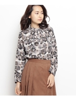 フラワーチェックカットソー/グリーン(122)