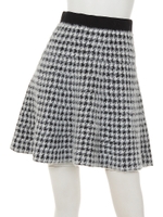 ジャガードKnitサーキュラーJ/W SK/柄BLK