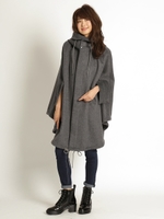 フーディーポンチョ/LIGHTGREY