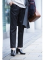 ［WEB限定商品］ ウール混サキソニーパンツ/ベージュ(040)